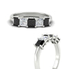 Load image into Gallery viewer, 2-carat-princess-cut-five-stone-black-diamond-anniversary-ring-in-white-gold-fdwb8008prblackangle3-2.00ct-nl-wg.jpg