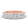 Load image into Gallery viewer, 2-carat-radiant-cut-wedding-anniversary-band-in-rose-gold-FD8008RAB-2.00CT-NL-RG