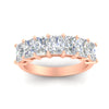 Load image into Gallery viewer, 2-carat-radiant-cut-wedding-anniversary-band-in-rose-gold-FD8008RABANGLE5-2.00CT-NL-RG