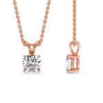 Load image into Gallery viewer, 2-carat-round-4-prong-solitaire-diamond-pendant-in-FDPD8469ANGLE3-RO-2.00-RG.jpg?v=1765777908