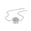 Load image into Gallery viewer, 2 Carat Round Bezel Solitaire Diamond Pendant