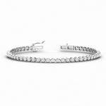 Load image into Gallery viewer, 2-carat-round-diamond-tennis-bracelet-in-white-gold-fdbrc10792hand-2-00-ct-wg