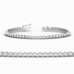 Load image into Gallery viewer, 2-carat-round-diamond-tennis-bracelet-in-white-gold-fdbrc10792hand-2-00-ct-wg