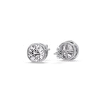 Load image into Gallery viewer, 2-carat-round-stud-bezel-set-earring-in-white-gold-FDEAR10516ROANGLE3-2.00-CT-NL-WG.jpg?v=1768907354