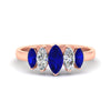 Load image into Gallery viewer, 2-carat-sapphire-marquise-classic-wedding-band-5-stone-in-rose-gold-fdwb8008mqgsablsleep-2.00ct-nl-rg.jpg