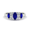 Load image into Gallery viewer, 2-carat-sapphire-marquise-classic-wedding-band-5-stone-in-white-gold-fdwb8008mqgsablsleep-2.00ct-nl-wg.jpg