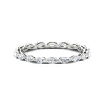 Load image into Gallery viewer, 2-carat-stackable-marquise-diamond-wedding-band-in-white-gold-FDEWB8868MQ-2.00CT-NL-WG