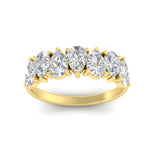 Load image into Gallery viewer, 2-carat-teardrop-diamond-anniversary-band-in-yellow-gold-fdwb8008peangle5-2.00ct-nl-yg.jpg