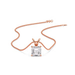 Load image into Gallery viewer, 2-ct-asscher-diamond-pendant-in-rose-gold-FDPD8469ANGLE4-AS-2.00-RG.jpg?v=1758706647