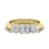 Load image into Gallery viewer, 2-ct-diamond-emerald-cut-5-stone-wedding-band-in-yellow-gold-fdwb8008emsleep-2.00ct-nl-yg