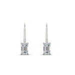 Load image into Gallery viewer, 2-ct-emerald-cut-diamond-single-stone-earrings-in-white-gold-FD-EAR9225EM-2.00 CT-NL-WG