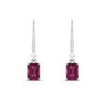 Load image into Gallery viewer, 2-ct-emerald-cut-pink-sapphire-drop-earrings-in-white-gold-fdear11236emgsadrpiangle2-2.00ct-nl-wg.jpg?v=1765364320