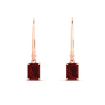 Load image into Gallery viewer, 2-ct-emerald-cut-ruby-drop-earrings-in-rose-gold-fdear11236emgrudrangle2-2.00ct-nl-rg.jpg?v=1765364320