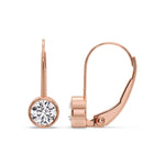 Load image into Gallery viewer, 2-ct-lever-back-bezel-set-round-diamond-earrings-in-rose-gold-FDEAR11589RO-2.00-CT-ANGLE3-RG?v=1755863038