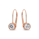 Load image into Gallery viewer, 2-ct-lever-back-bezel-set-round-diamond-earrings-in-rose-gold-FDEAR11589RO-2.00-CT-ANGLE4-RG?v=1755863039