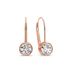 Load image into Gallery viewer, 2-ct-lever-back-bezel-set-round-diamond-earrings-in-rose-gold-FDEAR11589RO-2.00-CT-ANGLE5-RG?v=1755863039