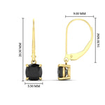 Load image into Gallery viewer, 2-ct-leverback-cushion-cut-black-diamond-drop-earrings-in-yellow-gold-fdear11236cugblackangle4-2.00ct-nl-yg-hw.jpg?v=1765359801