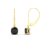 Load image into Gallery viewer, 2-ct-leverback-cushion-cut-black-diamond-drop-earrings-in-yellow-gold-fdear11236cugblackangle4-2.00ct-nl-yg.jpg?v=1765359801
