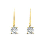 Load image into Gallery viewer, 2-ct-leverback-cushion-cut-diamond-drop-earrings-in-yellow-gold-fdear11236cuangle2-2.00ct-nl-yg.jpg?v=1765359800