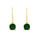 Load image into Gallery viewer, 2-ct-leverback-cushion-cut-emerald-drop-earrings-in-yellow-gold-fdear11236cugemgrangle2-2.00ct-nl-yg.jpg?v=1765359801