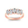 Load image into Gallery viewer, 2-ct-pear-diamond-five-stone-anniversary-band-in-rose-gold-fdwb8008peangle5-2.00ct-nl-rg.jpg