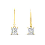 Load image into Gallery viewer, 2-ct-princess-cut-diamond-leverback-dangle-earrings-in-yellow-gold-fdear11236prangle2-2.00ct-nl-yg.jpg?v=1765510590