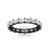 Load image into Gallery viewer, 2-ct-radiant-cut-diamond-east-west-prong-eternity-band-in-black-gold-fdwb11700raangle5-nl-bg.jpg?v=1777871862