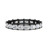 Load image into Gallery viewer, 2-ct-radiant-cut-diamond-east-west-prong-eternity-band-in-black-gold-fdwb11700rasleep-nl-bg.jpg?v=1777871862
