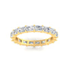 Load image into Gallery viewer, 2-ct-radiant-cut-diamond-east-west-prong-eternity-band-in-yellow-gold-fdwb11700raangle5-nl-yg.jpg?v=1777871862