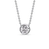 Load image into Gallery viewer, 2-ct-round-bezel-solitaire-pendant-in-white-gold-fdpd10538