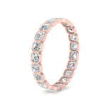 Load image into Gallery viewer, 2-ct.-asscher-diamond-bezel-set-eternity-ring-in-rose-gold-FD10567AS-0.10CT-NL-RG