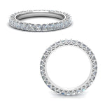 Load image into Gallery viewer, 2-ct.-princess-cut-diamond-classic-eternity-wedding-band-in-14K-white-gold-FD123391PR_2.0MM_ANGLE3-NL-WG