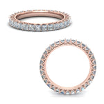 Load image into Gallery viewer, 2-ct.-princess-cut-diamond-classic-eternity-wedding-band-in-18K-rose-gold-FD123391PR_2.0MM_ANGLE3-NL-RG