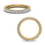 Load image into Gallery viewer, 2-ct.-princess-cut-diamond-classic-eternity-wedding-band-in-18K-yellow-gold-FD123391PR_2.0MM_ANGLE3-NL-YG