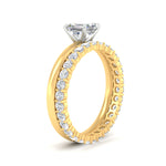 Load image into Gallery viewer, 2-mm-asscher-cut-solitaire-ring-with-eternity-band-in-yellow-gold-fdens11590asangle2-2.00mm-nl-yg_8edd5f4e-aca9-4114-9f61-9fc6cffff8dd.jpg?v=1760333122