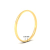 Load image into Gallery viewer, 2-mm-comfort-fit-lightweight-women-wedding-band-in-yellow-gold-fdw10521angle2-2mm-nl-yg-hw_e2c1d511-0786-4504-911a-69a1eff1246b