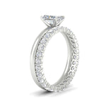 Load image into Gallery viewer, 2-mm-radiant-cut-solitaire-ring-with-eternity-band-in-white-gold-fdens11590raangle2-2.00mm-nl-wg_4f31a043-2e04-4d06-a32c-3be052d15bac.jpg?v=1759297394