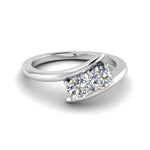 Load image into Gallery viewer, 2-stone-crossover-ring-in-18K-white-gold-FD8019ROR-NL-WG