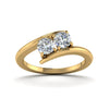Load image into Gallery viewer, 2-stone-crossover-ring-in-18K-yellow-gold-FD8019ROR-NL-YG