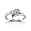 Load image into Gallery viewer, 2-stone-crossover-ring-in-950-Platinum-FD8019ROR-NL-WG