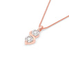 Load image into Gallery viewer, 2-stone-swirl-diamond-pendant-in-rose-gold-FDPD11481ANGLE3-NL-RG