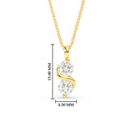 Load image into Gallery viewer, 2-stone-swirl-diamond-pendant-in-yellow-gold-FDPD11481ANGLE1-NL-YG-HW