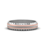 Load image into Gallery viewer, Milgrain Chiseled Band