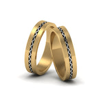 Load image into Gallery viewer, 2 Tone Gay Engagement Ring