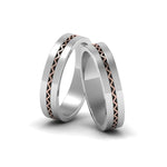 Load image into Gallery viewer, 2 Tone Gay Engagement Ring