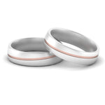 Load image into Gallery viewer, 2 Tone Gay Wedding Rings