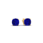 Load image into Gallery viewer, 2.00-carat-cushion-cut-sapphire-basket-stud-earring-in-yellow-gold-fdear10411cugsablangle1-2.00ct-nl-yg.jpg