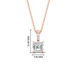 Load image into Gallery viewer, 2.00-ct-asscher-cut-pave-diamond-bail-pendant-in-rose-gold-fdpd11636asangle1-7.00mm-nl-rg-hw.jpg?v=1769514551