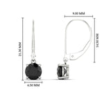 Load image into Gallery viewer, 2.00-ct-round-cut-black-diamond-leverback-dangle-earrings-in-white-gold-fdear11236rogblackangle4-2.00ct-nl-wg-hw.jpg?v=1768373571