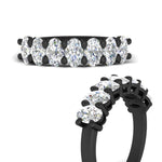 Load image into Gallery viewer, 2.00-ct-seven-stone-diamond-wedding-band-in-black-gold-FD8008OVBANGLE3-2.00CT-NL-BG.jpg?v=1763628833